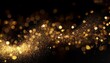 © Richard - gold sparkle on black background