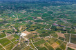 Aerial Drone View of Saint-Émilion Village and Bordeaux Vineyards