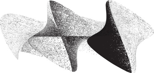 Wall Mural - sprayed black wavy line .graffiti art design . noise dispersion logo . spray effect .grunge curved l