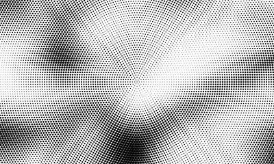 Wall Mural - White and black halftone dots pattern color gradient grunge texture background. Pop art comic sport style vector illustration dots. eps 10. modern.
