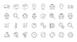 © Aeptor - Shipping Logistics Icons Set Delivery Package Location Tracking Business Vector Illustration