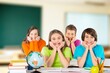 © BillionPhotos.com - Smiling children students sitting in class room