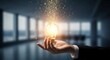 © Imagethen - A Brilliant Idea Illuminates The Darkness Sparking Innovation and Creativity In The Workplace