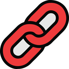 chain link network icon vector ai eps jpeg png connectivity hyperlink symbol interface flat modern minimal design simple