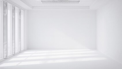 Wall Mural - interior in white