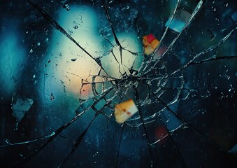 Broken glass background image
