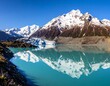 © Jamor - Scenic glacier lake reflecting mountains