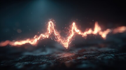 Wall Mural - abstract visualization of love for valentine's day celebration