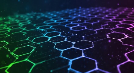 Abstract hexagonal grid network interface design for futuristic ui ux applications and digital connectivity concepts isolated on white background