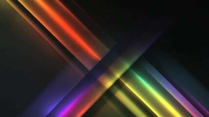 Wall Mural - Abstract colorful light beams crossing glowing neon glow dark background vibrant dynamic beam creating vibrant dynamic abstract light background with colorful neon glow beams