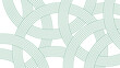 © BoBloob - Abstract geometric background of green curved stripes arranged in a seamless interlaced pattern. Clean and modern template for wallpaper, digital art, and decorative design.