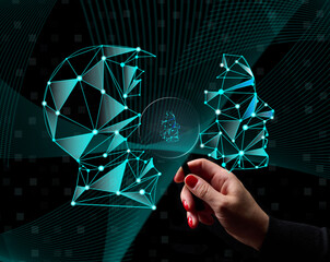 Artificial intelligence training based on the available information. Processing of arrays of information