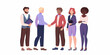 © Roni - Diverse Business People Shaking Hands diversity handshake