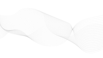 Wall Mural - abstract wave element for design. digital frequency track equalizer. stylized line art background. v