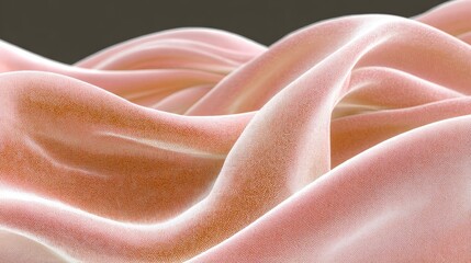 Wall Mural - elegant and seamless textured design featuring woven patterns and luxurious pastel color folds