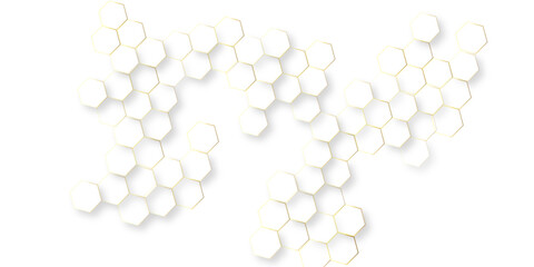 Canvas Print - abstract modern vector polygonal pattern, abstract white hexagon concept background soft white background, seamless bright white abstract honeycomb background.