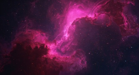 Wall Mural - Dark charcoal surface fractured by glowing magenta neon cracks forming abstract futuristic energetic lightning design