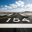 © indah - Runway 154 - A Clear Path to the Sky Under a Bright Blue Sky.