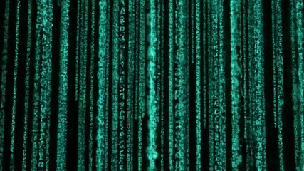 Digital green matrix code background abstract design  