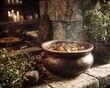 © Hammadii - cooking pot with a pot