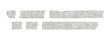 © BORT GRAPHIC - photo labeling white tape strips set for studio workflows