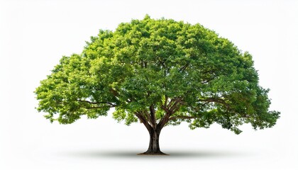Green Tree On Transparent Background