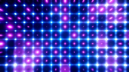 Glowing grid pattern pulsing with vibrant light