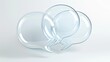 © intan ptra - Transparent Glass Speech Bubbles:  Conceptual Communication and Dialogue
