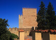 Ciudad Rodrigo, Salamanca District, Extremadura, Spain. Arquitectural detail of the medieval Henrique II Castle.