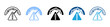© malikha - Incident Severity icon sheet multiple style collection
