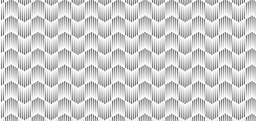 Zig zag line geometric seamless pattern background design