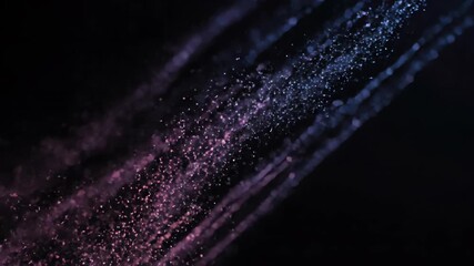 Wall Mural - subtle, ethereal pink and blue diagonal light particles slowly rise and dissipate in a seamlessly lo