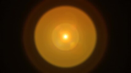 Wall Mural - witness a beautiful, soft, circular lens flare expanding and contracting in a seamlessly looping vid