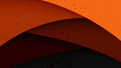 Canvas Print - abstract grunge background with papercut concept