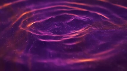 Wall Mural - abstract psychedelic ripple effect of purple and orange cosmic waves, seamless loop fantasy, orange,