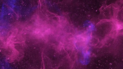 Wall Mural - cosmic pink and magenta hues gently drifting and diffusing like interstellar dust in a seamlessly lo