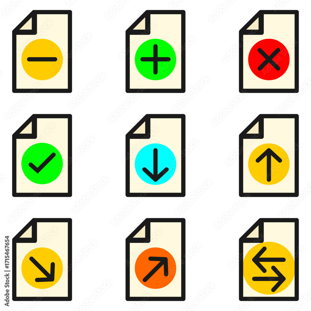 File & Document Icons, Web & App Document Icons, Basic Document Icons ...