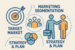 © ณภัทร วงค์มาวิวัฒน์ - Marketing Segmentation and Planning: Visualizing the key elements of marketing strategy and target markets through vibrant design