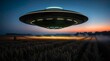 © Iqbal - futuristic UFO hovering silently