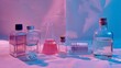 © Juan - Glass bottles lab colorful liquids experiment science lifestyle creative composition