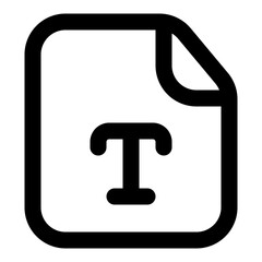 Wall Mural - folder outline icon set