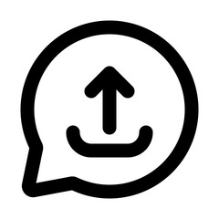 Wall Mural - chat outline icon set