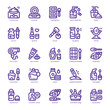 © Yaprativa - Cosmetic Icon pack for your website, mobile, presentation, and logo design. Cosmetic Icon line basic color design. Vector graphics illustration and editable stroke.