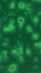 Wall Mural - emerald green gradient background video features a captivating animation of flowing organic shapes. 
