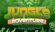 © Mean Design - jungle adventure vector text effect with modern style