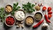 © jemy - Various culinary ingredients arranged
