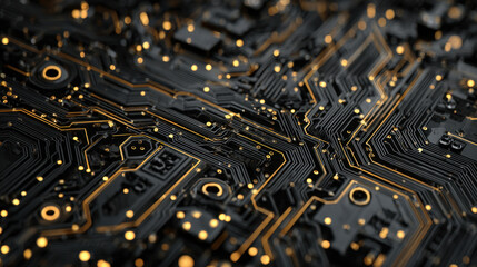 Modern technology circuit board texture background design