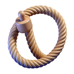 3d rendered illustration of a spiral string vector design icon