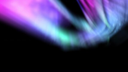 Wall Mural - Aurora Symphony Animated Northern Lights Purple and Blue