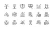 © BUDENGRMX - Vector Icons Set of Business and Finance Line Icon Set for Investment and Growth. EPS Editable